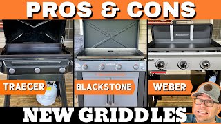 HEAD TO HEAD Flat Top Grills  Blackstone vs. Weber vs. Traeger Griddles  PROS & CONS