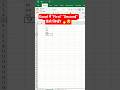 🤔Excel Me "First" "Second" Kaise  Likhe? 🔥। Super trick ।#exceltips #exceltricks #excel #shorts