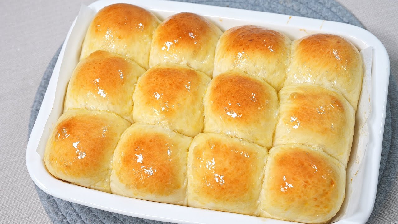 Quick Dinner Rolls, Milk Bread Recipe / Soft and Super Fluffy Milk buns