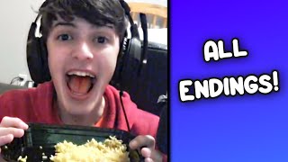 Sunkenrealm Eats Chinese Food - All Endings