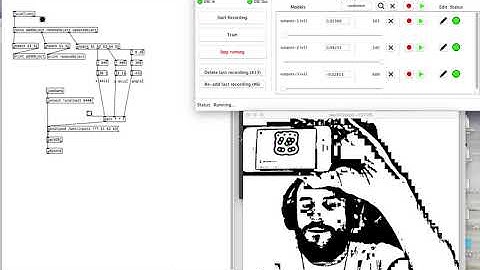 Pd + reacTIVision + Wekinator