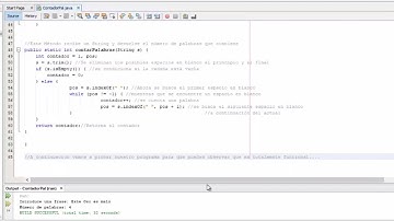 Programa en java que permite contar la cantidad de palabras que tiene una frase