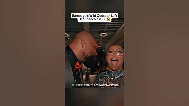 Rampage's Wild Question Left Her Speechless #rampagejackson #rampage #ufc #shorts