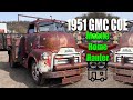 1951 GMC COE Mobile home hauler! Getting it ready for its new owner. Dual transmissions, Custom Bed