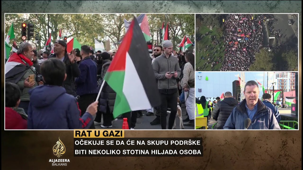 رغم الضغوط، خرج الآلاف للمشاركة في مسيرة مؤيدة للفلسطينيين في لندن