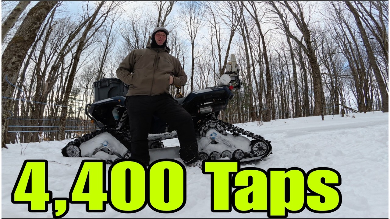 Это нас чуть не разорило... Но 4400 кранов для розлива кленового сиропа уже готовы.