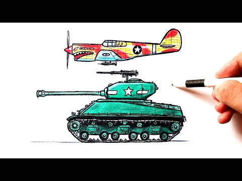 Vídeo: Com Dibuixar Un Tanc Pas A Pas