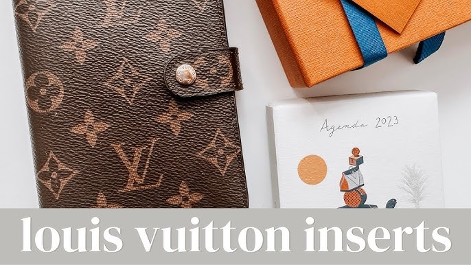 UNBOXING  2023 Louis Vuitton Pocket Agenda Refill 