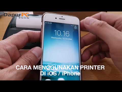 Video: Cara Kerja Printer Mini Untuk IPhone