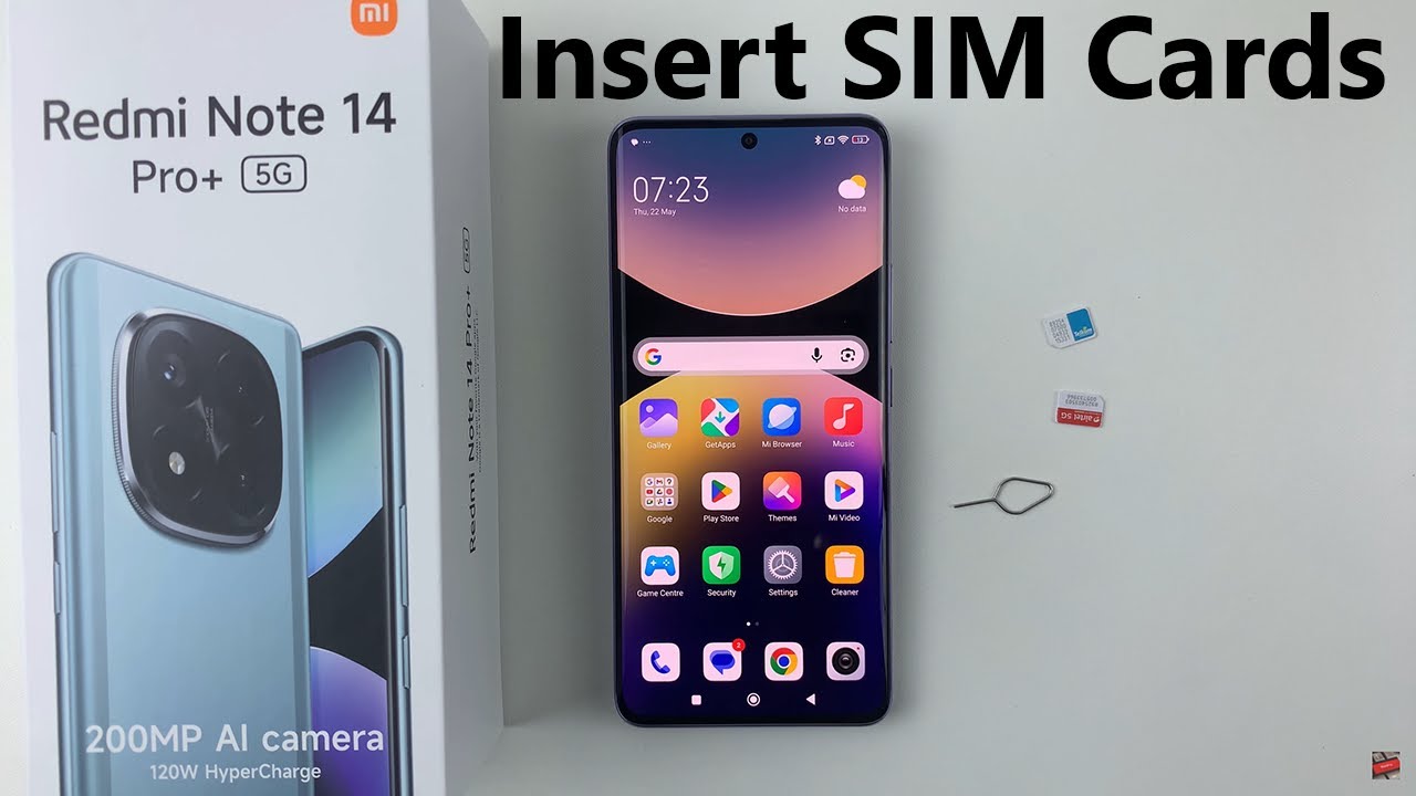 Redmi Sim Card How To Insert SIM Cards On Redmi Note 14 - YouTube