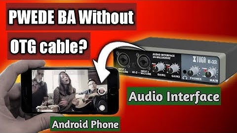 How to Connect  Audio Interface to Android Phone. Simple setup.