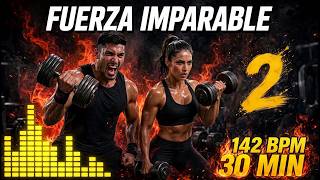 30 MIN 🔥 HIIT WORKOUT GYM QUEMA GRASA RAPIDO / FUERZA IMPARABLE 2 / 142 BPM PHONK AGRESIVO