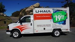 U Haul Truck Video Review 10' Rental Box Van Rent Pods Storage 