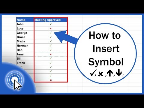 How to Insert Symbol in Excel