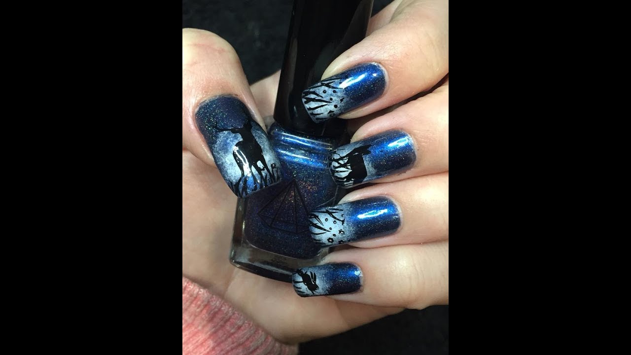 Custom Wood Nail Art by Woodland Nails - wide 7