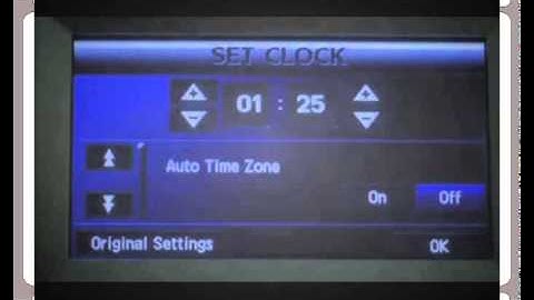 2011 Mazda CX 9 Features   DIGITAL CLOCK WITH NAVIGATION SYSTEM