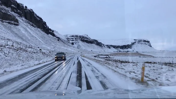 Iceland  Winter Trip - Drive from Vik To Hofn