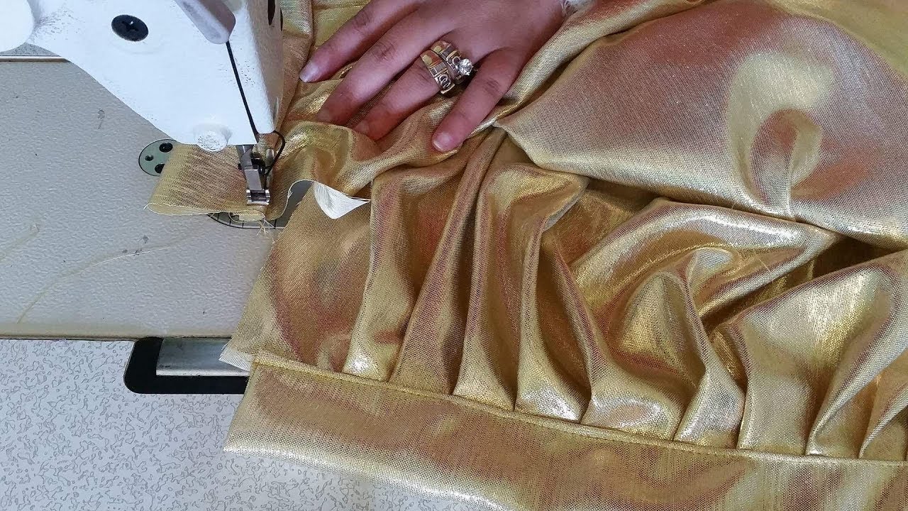 من التراث الجزائري // سروال مدور (دزيري) لكراكو (الجزء الاول)