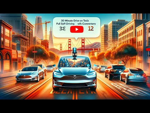Tesla Full Self-Driving Beta 12.1.2: 30 Minute Drive with Commentary