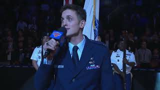 Singing the National Anthem at New York Knicks Game, 11/11/22 @MadisonSquareGarden