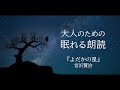 【 聞き流し朗読 】宮沢賢治『よだかの星』【 睡眠用BGM /眠れる読み聞かせ 】