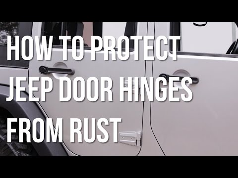 How to Protect Your Jeep Door Hinges from Rusting and Sticking - Cheap Jeep  Mod - YouTube