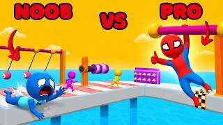 NOOB vs PRO – Fun Race 3D! Epic Fails vs Perfect Run 😱 screenshot 4