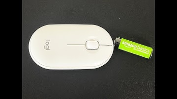 How to change the battery - Logitech Pebble M350 Wireless Mouse