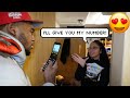 GETTING COLLEGE GIRLS NUMBERS USING FLIP PHONE!