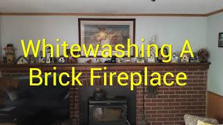 Whitewashing A Brick Fireplace: How Does It Look?