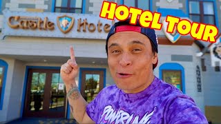 FULL TOUR of Legoland Castle Hotel 2023|We eat Breakfast & Dinner at Dragons Den|We got a Suite