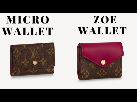 LOUIS VUITTON MICRO WALLET SIZE COMPARISON #Shorts 