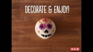 Day of the Dead Sugar Skull Cupcakes | H-E-B Recipes