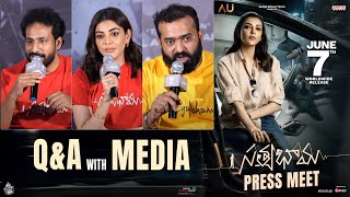 Satyabhama Movie Team Q & A With Media @ Satyabhama - Press Meet LIVE | Shreyas Media