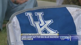 Fans camp out for Big Blue Madness