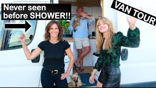 VAN TOUR | genius DIY hidden shower *MUST watch*