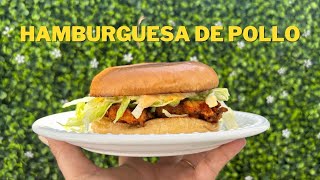 HAMBURGUESA DE POLLO 🍔 🍗 by Alejandra de Nava 4,903 views 1 month ago 3 minutes, 51 seconds