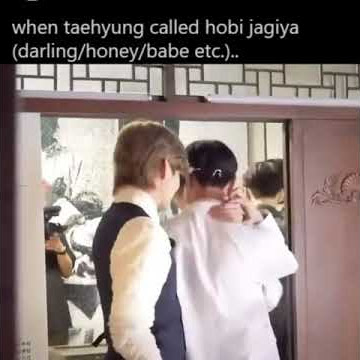 V calling Jhope Jagiya (Baby) 😭🥺💜 #V #Taehyung #Jhope #BTS