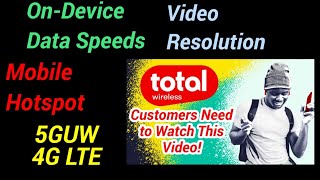 Total Wireless Network Access: Data Speeds, Video Playback, Hotspot | 5G | LTE | TracFone | Prepaid