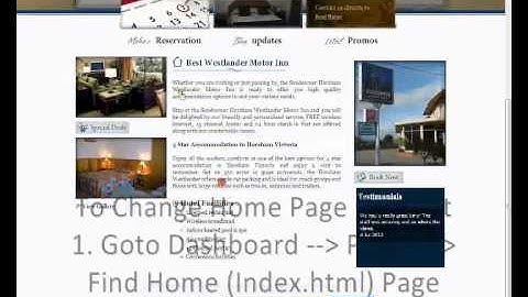How to Login and to Change Content on a Business Catalyst Website