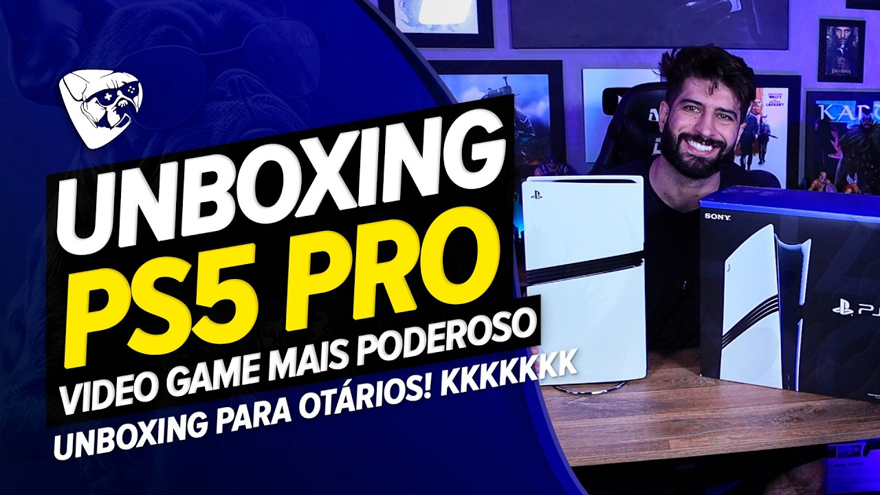 PS5 PRO UNBOXING LENDÁRIO Do VIDEO GAME Mais PODEROSO Do PLANETA
