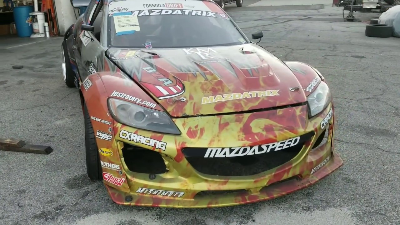 Formula D RX8 disassembly, part 1. (Kyle Mohan Racing) YouTube
