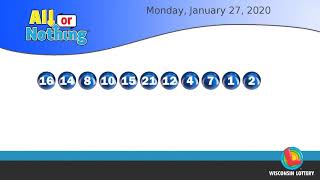 WI Lottery DailyLotto_AoN 01/27/2020