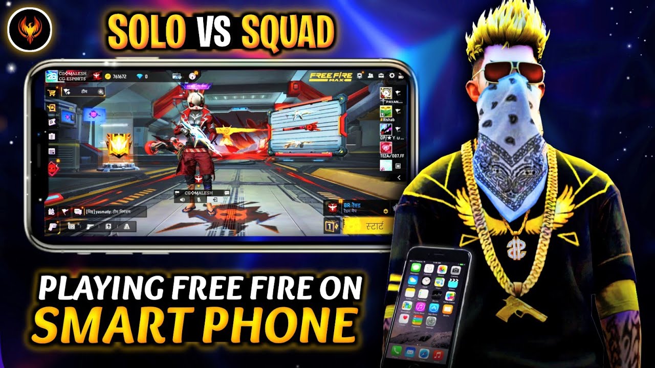 BEST SOLO VS SQUAD GAMEPLAY ON MOBILE | GARENA FREE FIRE - YouTube
