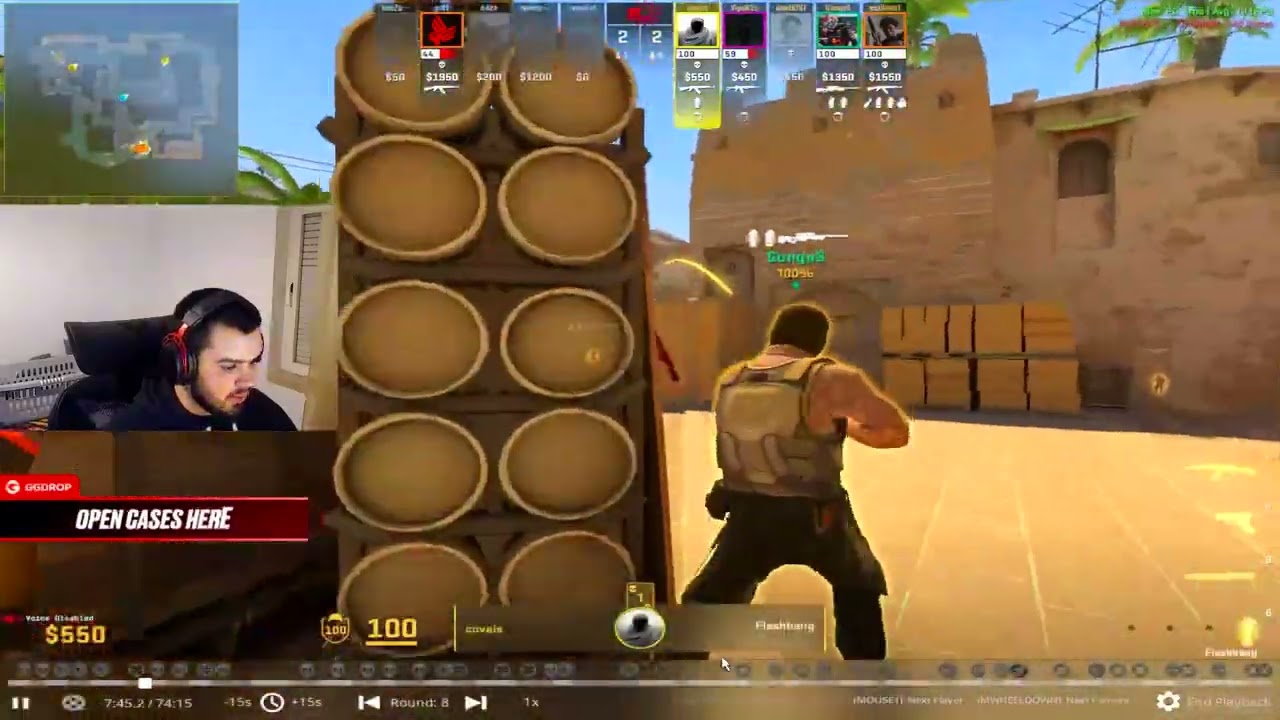 [DEMO VIEWER] Covais - Faceit LVL 10 - 2900 ELO - MIRAGE #40