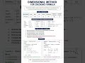dimensional method for check formula #neet #iitjee #class11physics #up board #cbseboard