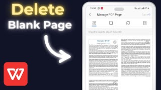 How To Delete A Page In PDF In WPS Office In Mobile