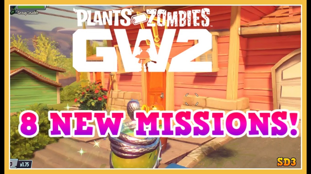 *UPDATE* PLANTS VS ZOMBIES GARDEN WARFARE 2 8 NEW MISSION LOCATIONS ...