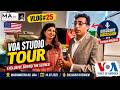 🎙️ Inside VOA Studio Washington DC 🇺🇸 | Exclusive Tour & Behind the Scenes | Vlog #25