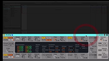 Ableton Live - Analog Synth